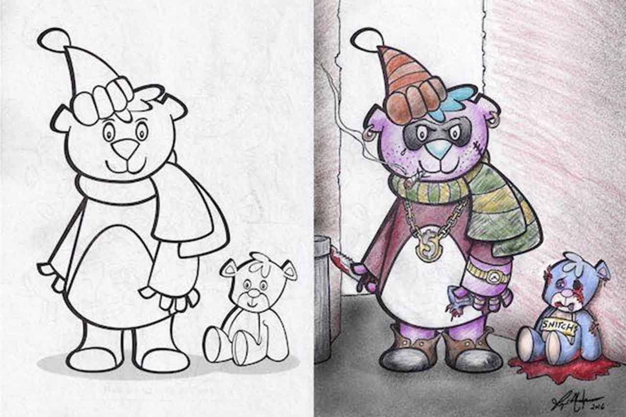 You are currently viewing 24 Pictures That Explain How Creative A Dad Can Get While Coloring Pages