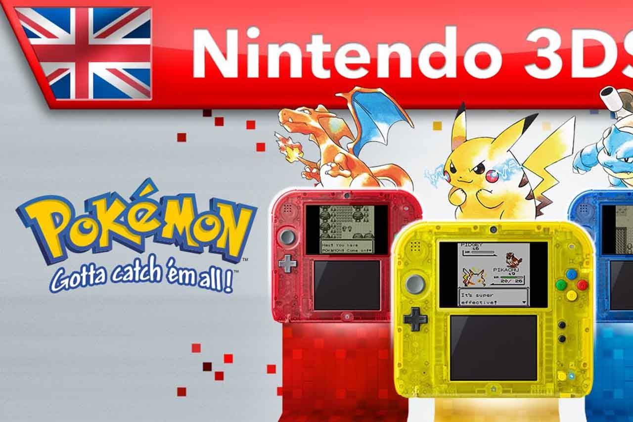 Read more about the article Pokémon Red, Blue And Yellow Re-Releases Arrive eShop On February 27